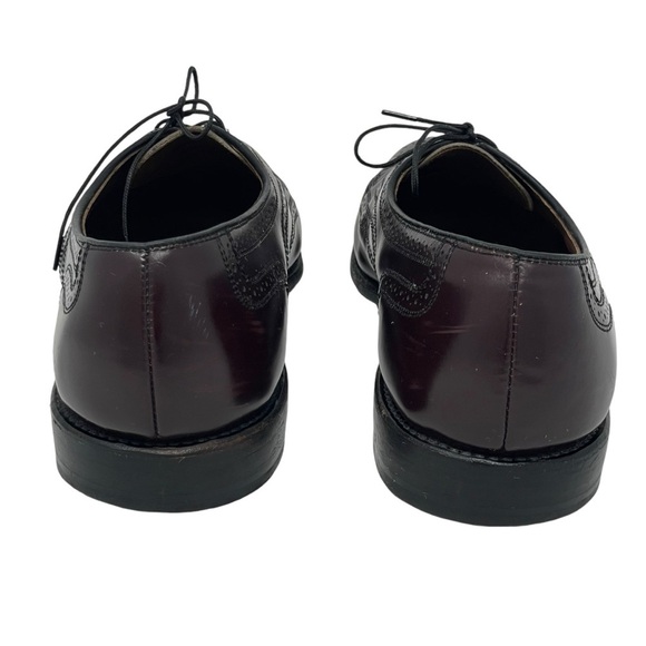 Allen Edmonds | Burgundy Townley Lace Up Oxford Dress Shoes Vintage main image 5